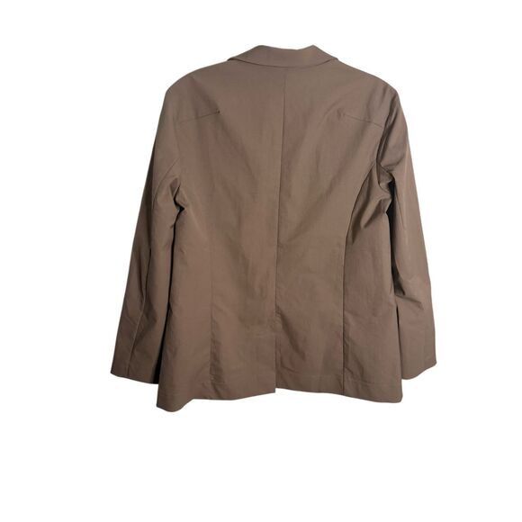 Lululemon Relaxed-Fit Twill Blazer Taupetastic Women’s Size Medium - Picture 7 of 7